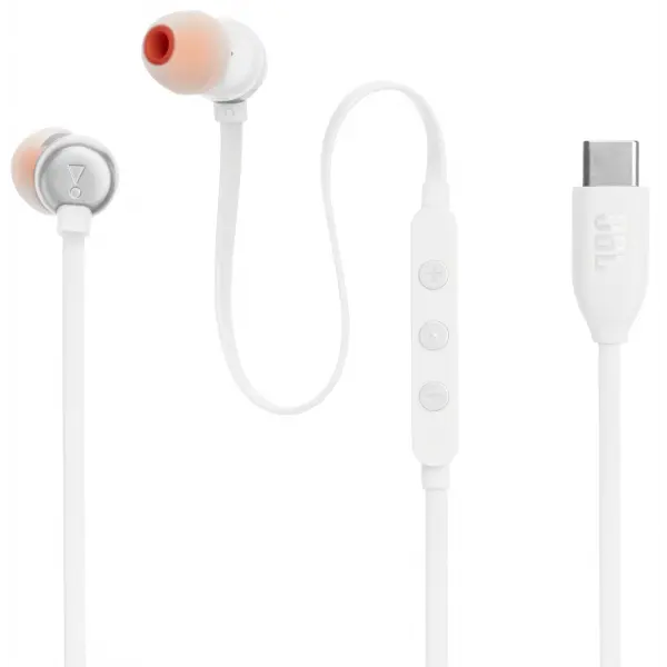 Handsfree USB-C JBL Tune 310C, Alb JBLT310CWHT