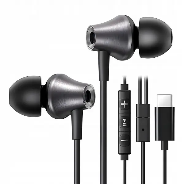 Handsfree USB-C UGREEN EP105, Negru