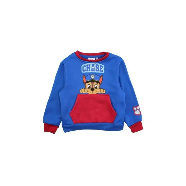 Hanorac copii, cu buzunar frontal, albastru, Paw Patrol Engros