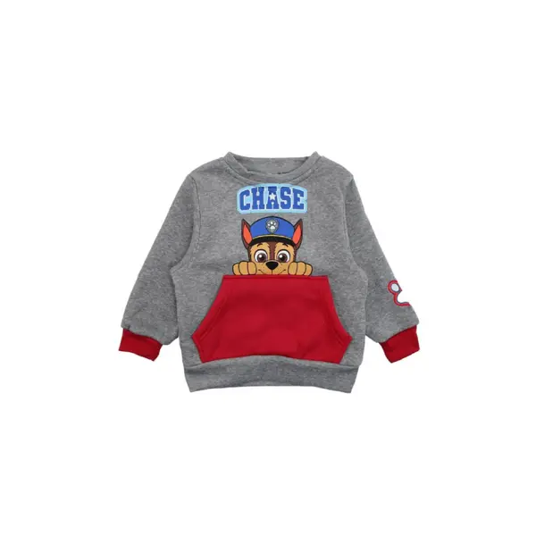 Hanorac copii, cu buzunar frontal, gri, Paw Patrol Engros