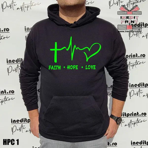 Hanorac Faith Hope Love HPC1 S, Gri