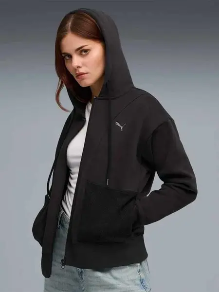 Hanorac Her Relaxed Full-zip Fl