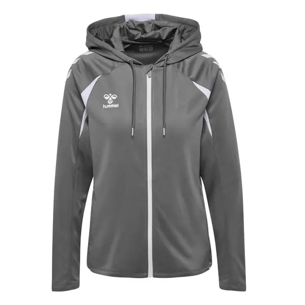 Hanorac Hummel CORE 2.0 ZIP WOMEN - 1299 STEEL GRAY/WHITE, L