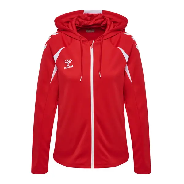 Hanorac Hummel CORE 2.0 ZIP WOMEN - 3946 True Red White, XL