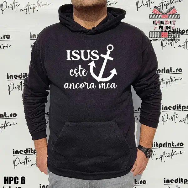 Hanorac Isus este ancora mea HPC6 XL, Gri