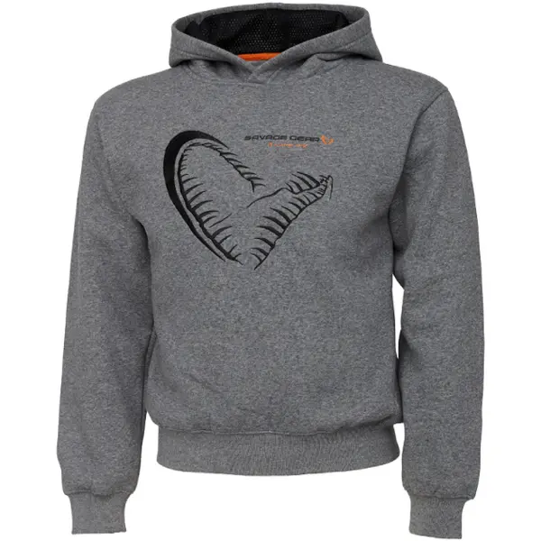 Hanorac Junior Jaw Grey Melange 10-12 Ani