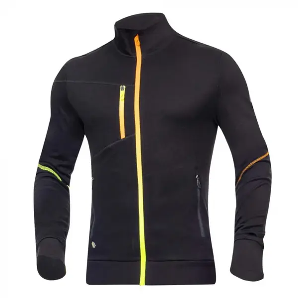 Hanorac negru fara gluga de lucru, Ardon CREATRON 3XL, NEGRU-NEON