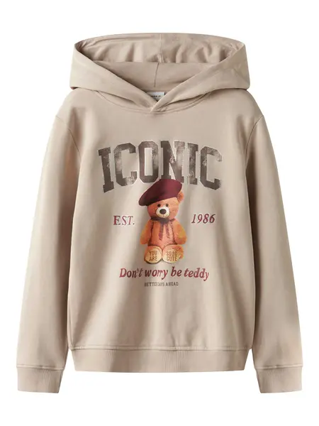 Hanorac Nkfrycca Ls Nreg Sweat Wh Bru Box