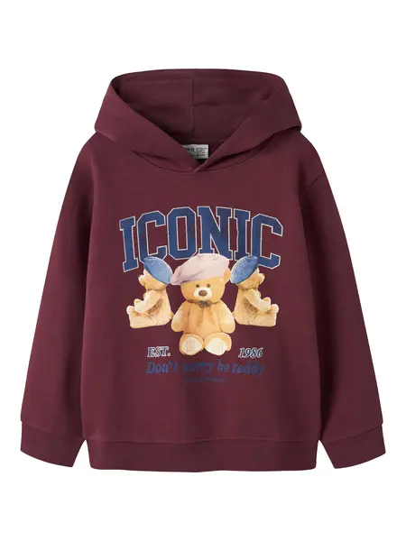 Hanorac Nkfrycca Ls Nreg Sweat Wh Bru Box