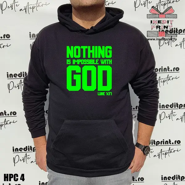 Hanorac Nothing is impossible with God HPC4 M, Gri