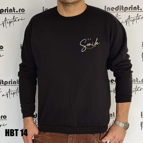 Hanorac, Tricou sau Bluza HBT14 L, Bluză neagră