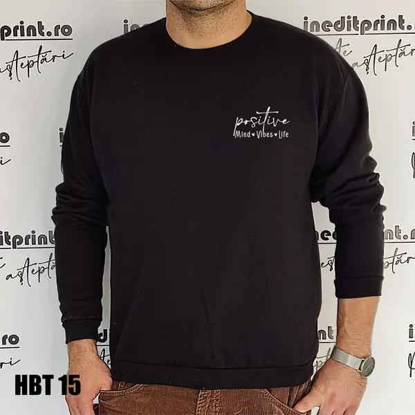 Hanorac, Tricou sau Bluza HBT15 3XL, Bluză neagră