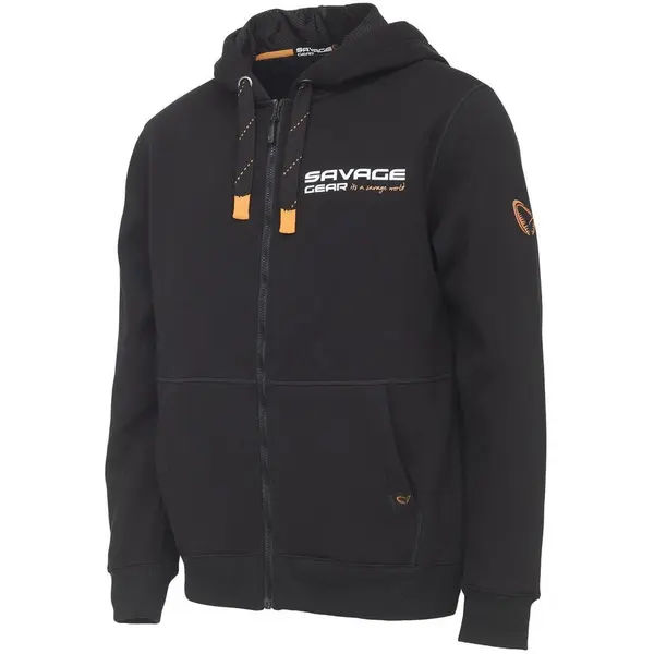Hanorac Urban Zip Negru Ink Marime L