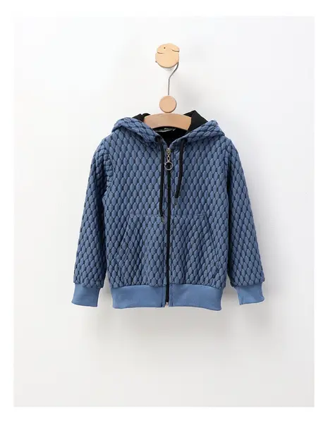 Hanorac Winter Warm Fashion, albastru