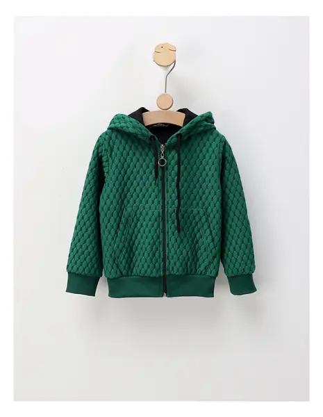 Hanorac Winter Warm Fashion, verde