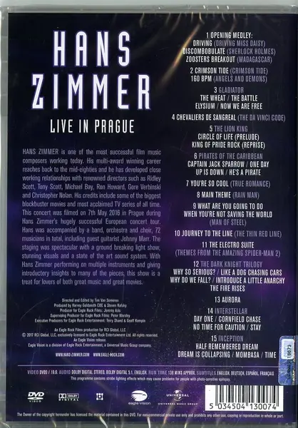 Hans Zimmer: Live In Prague | Hans Zimmer