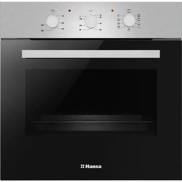 hansa Cuptor incorporabil Hansa Fine Design, programator, 8 functii, grill, ventilator, 62 L, inox