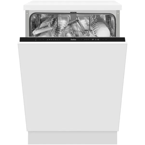 hansa Masina de spalat vase incorporabila Hansa ZIM627H, 14 seturi, 7 programe, Clasa E, 60 cm, Alb
