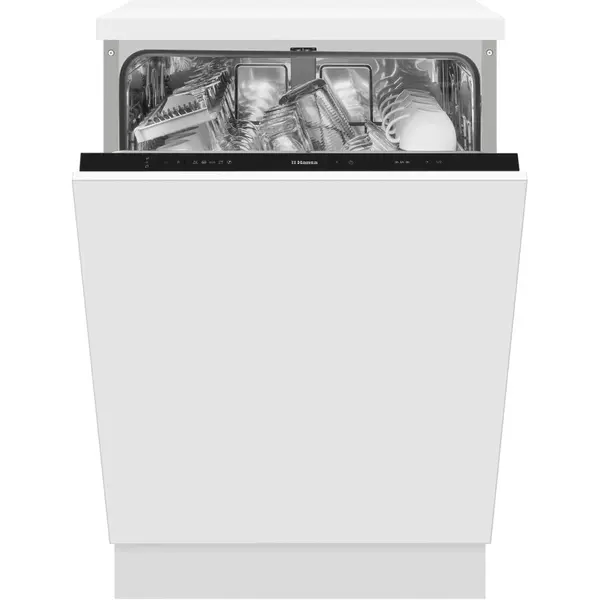 hansa Masina de spalat vase incorporabila Hansa ZIM655H, 12 seturi, 5 programe, Clasa E, 60 cm, Alb