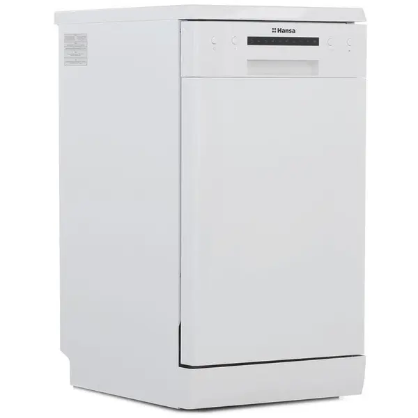 hansa Masina de spalat vase independenta Hansa ZWM416WH, slim, 9 seturi, 6 programe, 5 setari temperatura, dimensiune 45x60x85, alb