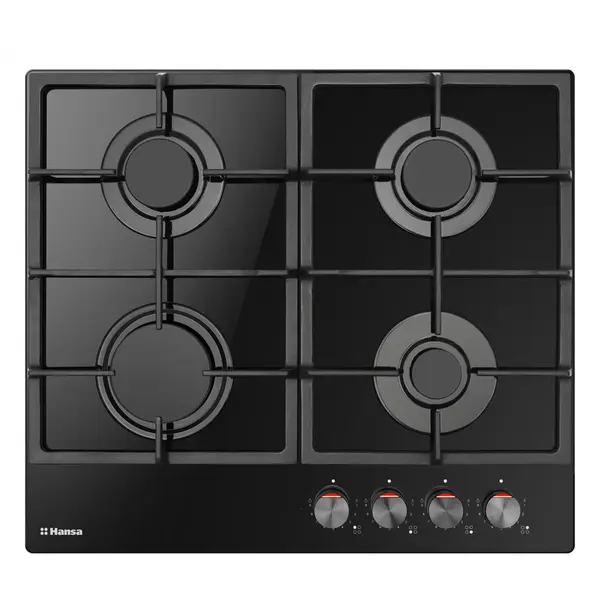 hansa Plita incorporabila Hansa BHKS610505, gaz, 60 cm, negru