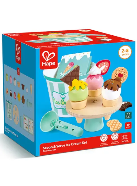 Hape Ice Cream Bucket Playset (87-3225)
