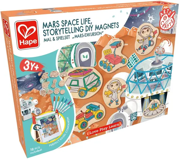 HaPe International Set de magneți DIY - Viața spațială pe Marte