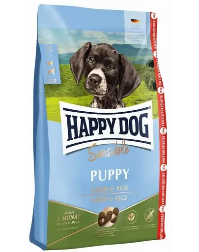 HAPPY DOG Profi Sensible Puppy miel și orez hrană uscată căței 18 kg