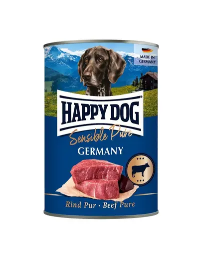 HAPPY DOG Sensible Pure Germany Vită 400 g hrană umedă pentru câini