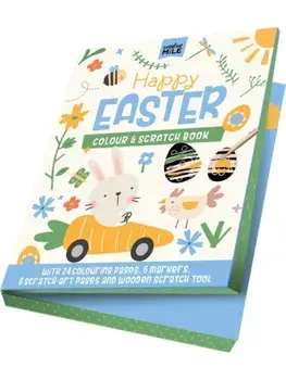 Happy Easter Colour & Scratch Book, Hardback/Creative Mile