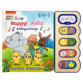 Happy!/¡feliz!: 8 Bilingual Songs, Board book/Scarlett Wing