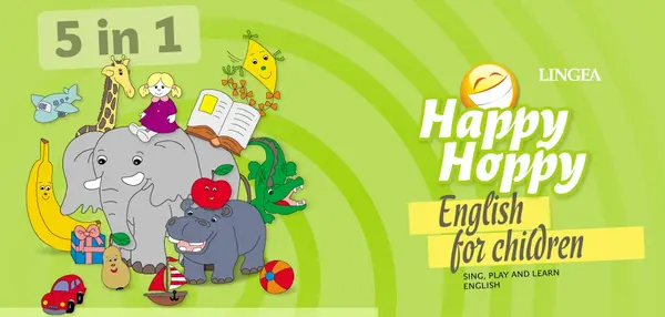 Happy Hoppy complet. Kit invatarea limbii engleze pentru copii |