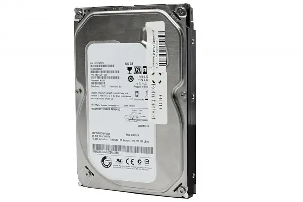 Hard disk 500GB SATA 3, 7200 rpm, refurbished (Toshiba / WD / Seagate)