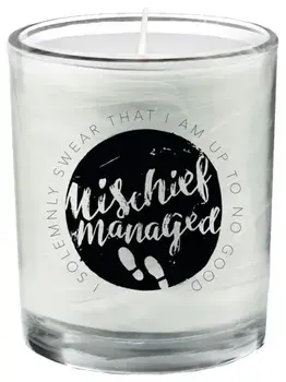 Harry Potter: Mischief Managed Glass Votive Candle/Insight Editions