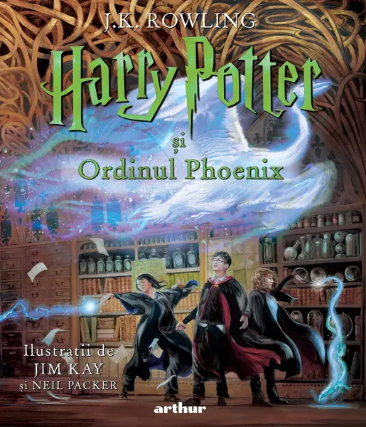 Harry Potter și Ordinul Phoenix (#5), ediție ilustrată - J.K. Rowling, Neil Packer