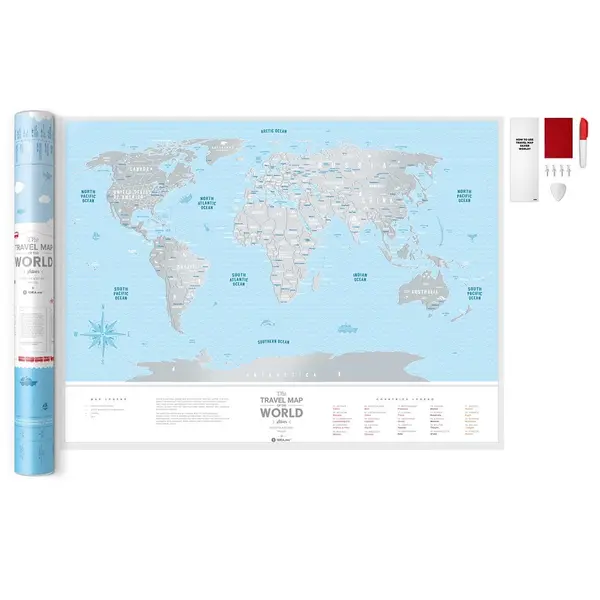 Harta - Global Travel - Silver World |