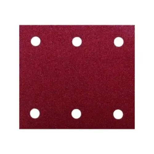 Hartie abraziva velcro, 114x102mm, 6 gauri, granulatie 100