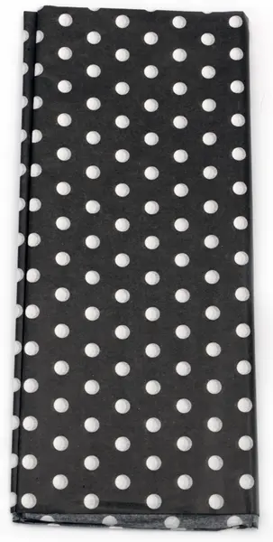 Hârtie absorbantă Em Art - Negru cu puncte albe, 10 coli, 50 x 65 cm