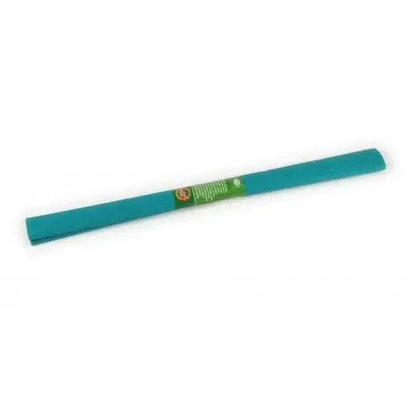 Hartie creponata 50x200cm,verde albastru,10 bucati set
