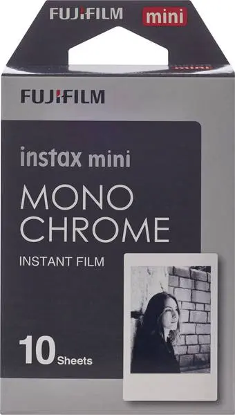 Hârtie foto Fujifilm - Monochrome, Instax mini, 10 buc