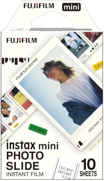 Hârtie foto Fujifilm – Photo Slide, Instax mini, 10 bucăți