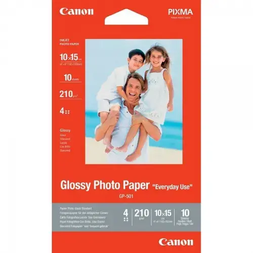 Hartie foto lucioasa Canon GP-501, 10x15 cm, 10 coli
