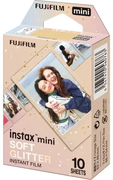 Hârtie fotografică Fujifilm - Soft Glitter, Instax mini, 10 buc