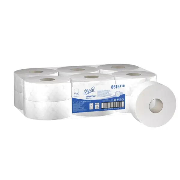 Hartie igienica Scott Jumbo Essential 2straturi 200m 12buc/set Hartie igienica Scott Jumbo Essential 2straturi 200m 12buc/set