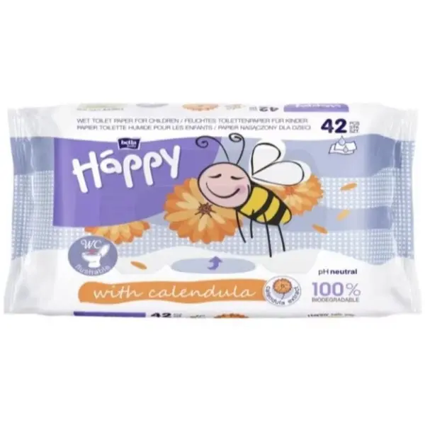 Hartie Igienica Umeda Bella Baby Happy, cu Galbenele, 42 Bucati