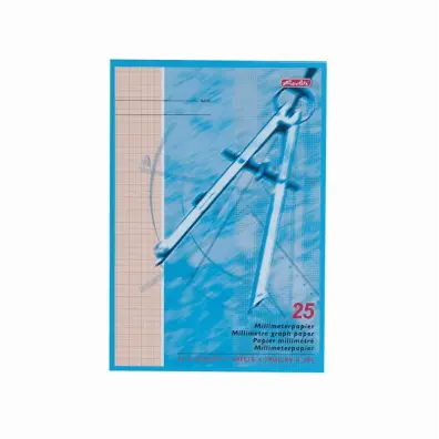 Hartie milimetrica 80 g/mp A4 25 file Herlitz Hartie milimetrica 80 g/mp A4 25 file Herlitz