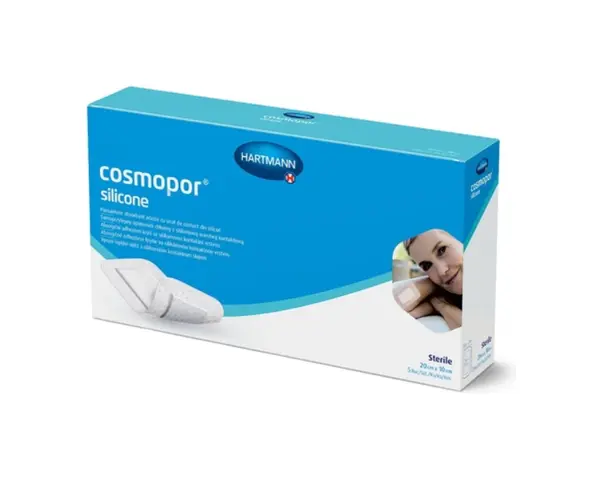 Hartmann Cosmopor Silicone Plasturi autoadezivi 20 cm x 10 cm 5 bucati