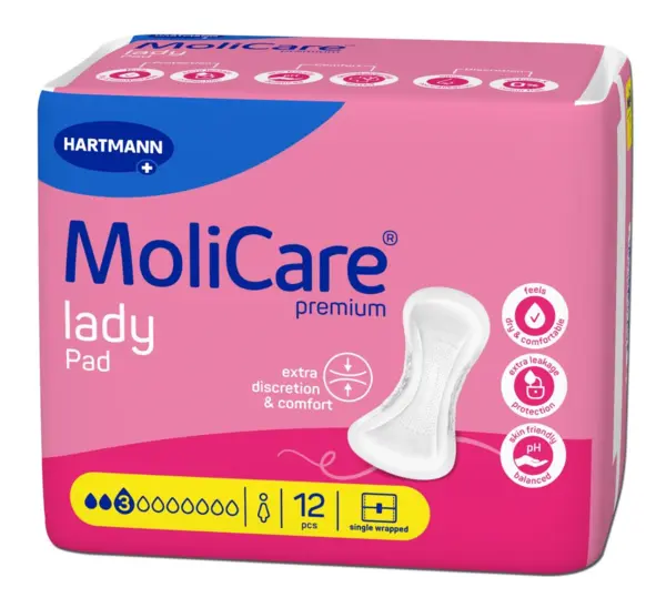 Hartmann Molicare Premium Lady Pad 3 picaturi tampoane 14 bucati