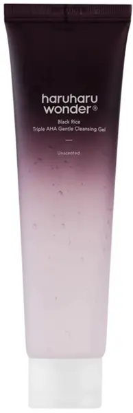 Haruharu Wonder Black Rice Gel de curățare facială Triple AHA, 100 ml