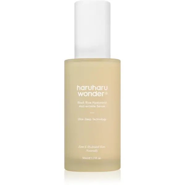 Haruharu Wonder Black Rice Hyaluronic Essence ser hidratant si impotriva ridurilor 50 ml